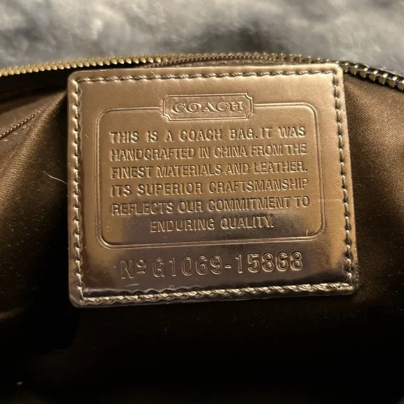 Coach Poppy Purple Patent Purse- Convertible Satchel- Color: Purple - Picture 2 of 7